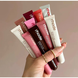 Rhode Hailey Peptide Batom Hidratante Labial Colorido PBJ Suger cookie Glaze em Oferta na Shopee