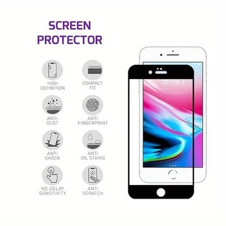 1pcs Protetor De Tela Para iPhone 6s 6 7 8 Plus 9H Dureza Filme De Vidro Temperado Fácil Instalação