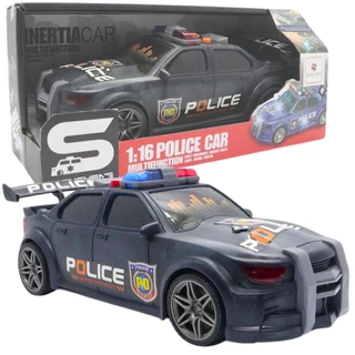 Carrinho De Polícia Esportivo Com Luz E Som 1864 - Shiny Toys