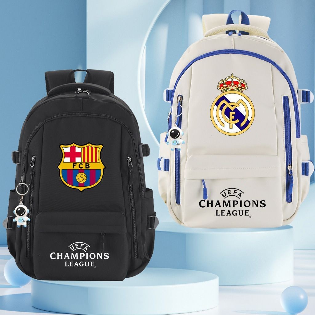 Equipe de futebol do campeonato, mochila de grande capacidade para estudantes do ensino médio do Manchester United/Manch