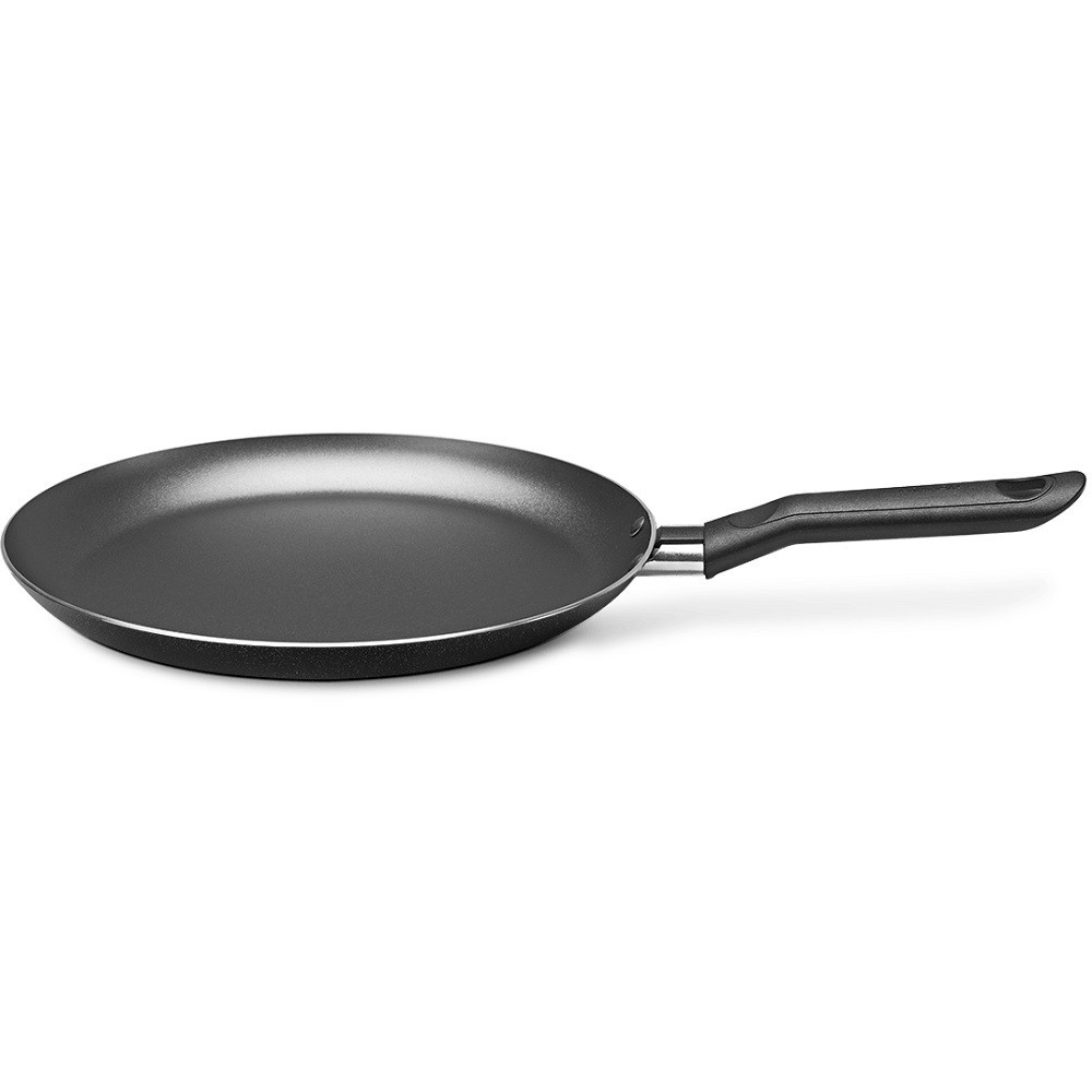 Frigideira Antiaderente Preta Brinox Ebony para Fazer Tapioca e Panqueca com Praticidade