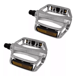 Pedal Bike HP Plataforma Alumínio 6061 Rosca 9/16" com Refletor