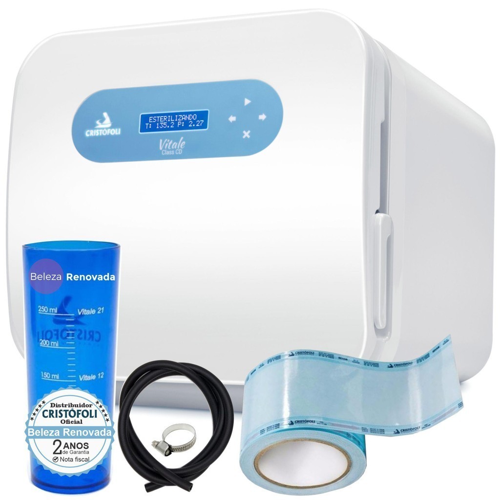 Autoclave Cristófoli Cd 12 Litros + Embalagem Tubular