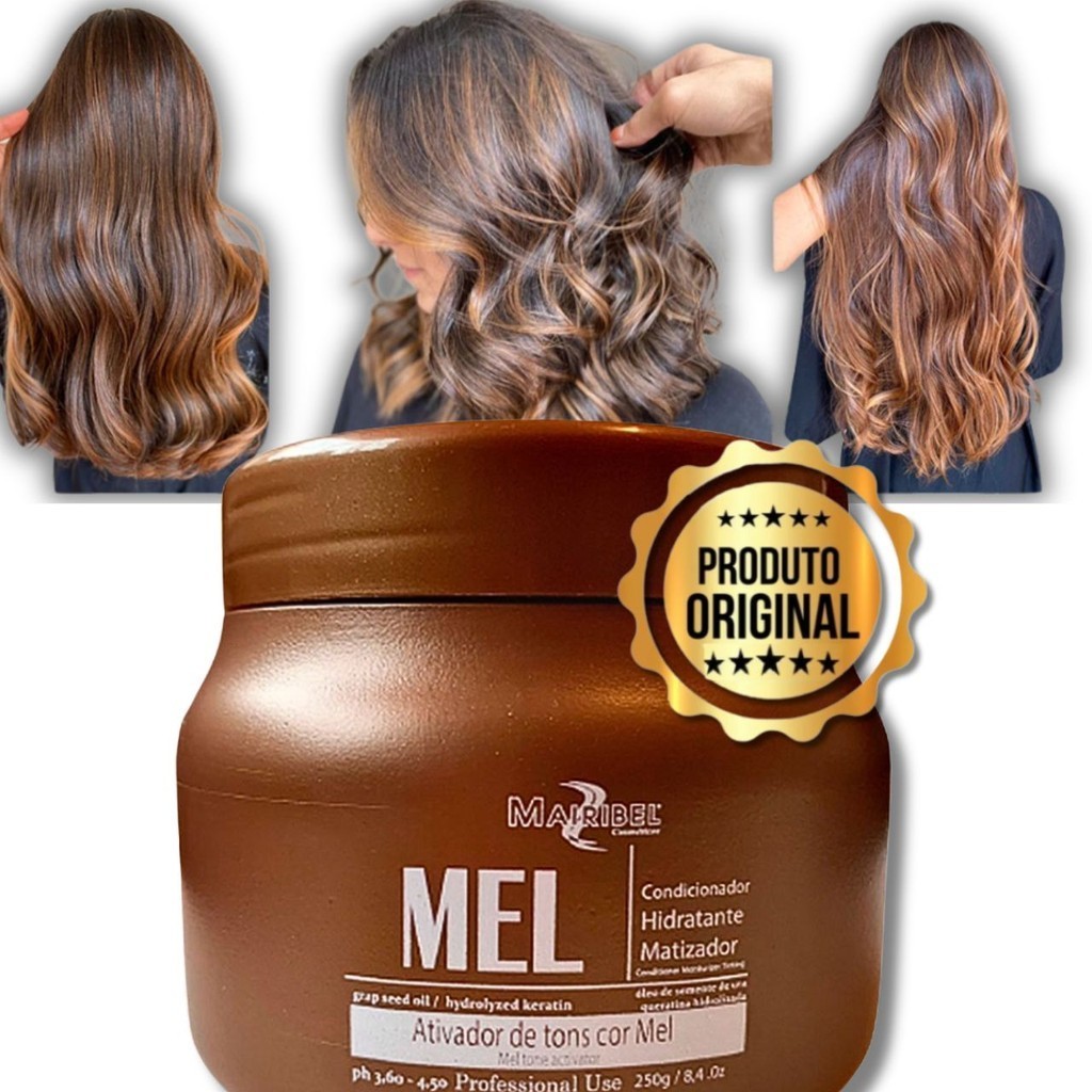 Loiro Mel | Máscara Matizadora Mel Mairibel 250g | Shopee Brasil