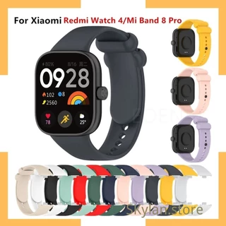 Pulseira de silicone para relógio Redmi watch 4, Pulseira esportiva, Pulseira de substituição Smartwatch, Xiaomi