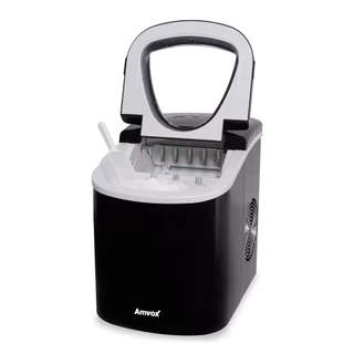 Máquina de Gelo Amvox AMG 113 110v 1400w Gelo em 10 in Capacidade 13 kg/24hs 2 Opções Tamanho Gelo