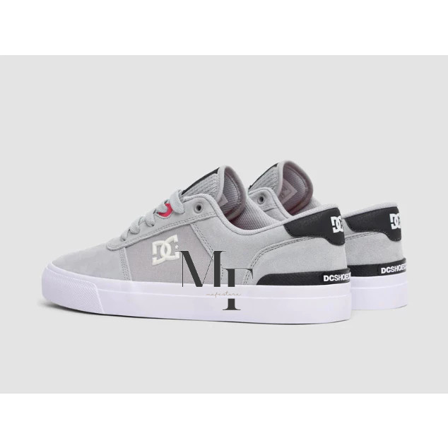DC TEKNIC S SHOES - GREY/BLACK