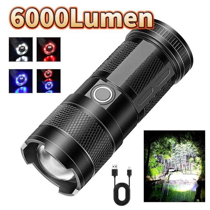 Lanterna De LED Super Potente 6000Lumen Camping ABS + Plastic Material ...
