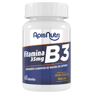 Suplemento de Vitamina B3 280mg 60 Cáps - ApisNutri