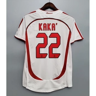 06-07 AC Milan Alta Qualidade Retro Camisa De Futebol PIRLO RECEPTOR 99 Ronaldo
