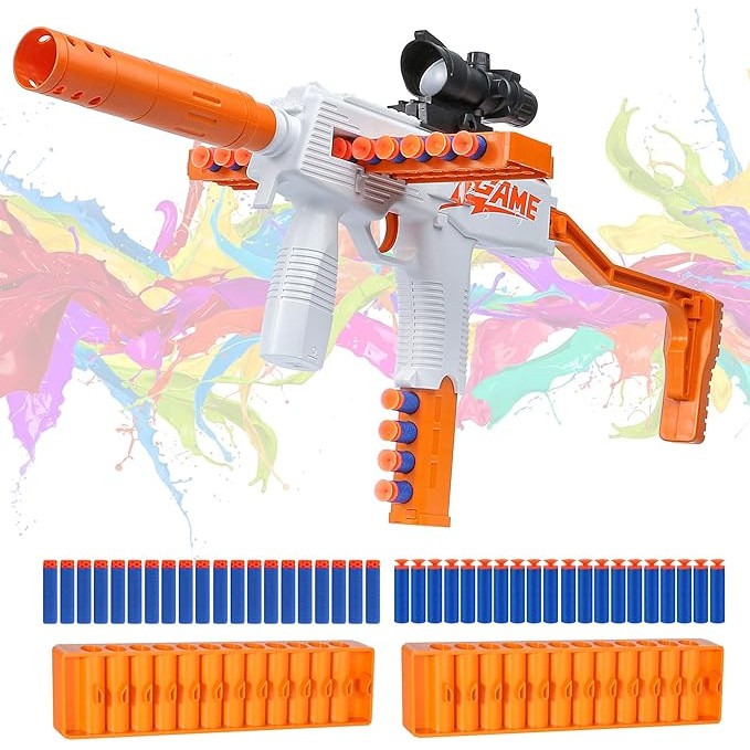 Lança Dardos Nerf Ak47 Sniper Com Mira E Acessórios | Shopee Brasil