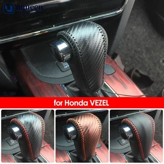 UQUEEN Engrenagem De Carro Couro Interior Mudança De Marcha Acessórios Para Honda Vezel HRV HR-V 2014-2020 AT B5N9