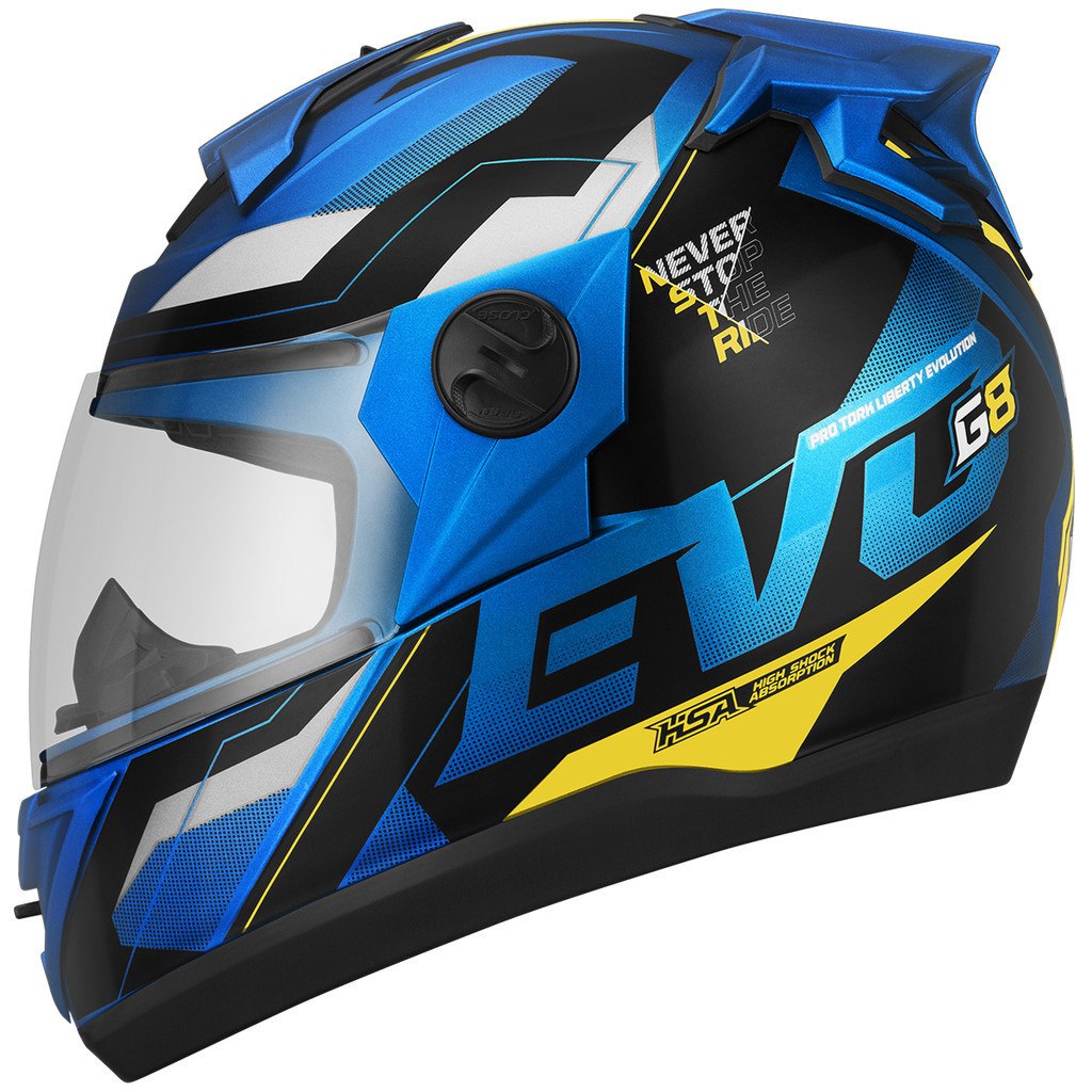 Capacete Esportivo Motoboy Motociclista Motoqueiro Fechado Pro Tork Evolution 788 G8 Evo Masculino Feminino
