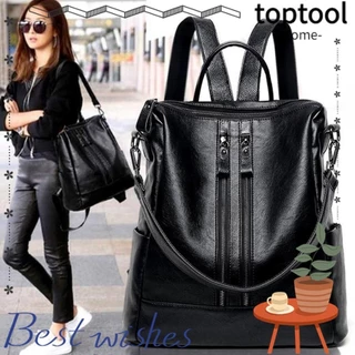 TOPTOOL Large Mochila De Capacidade Multifuncional Com Zíper Duplo Viagem
