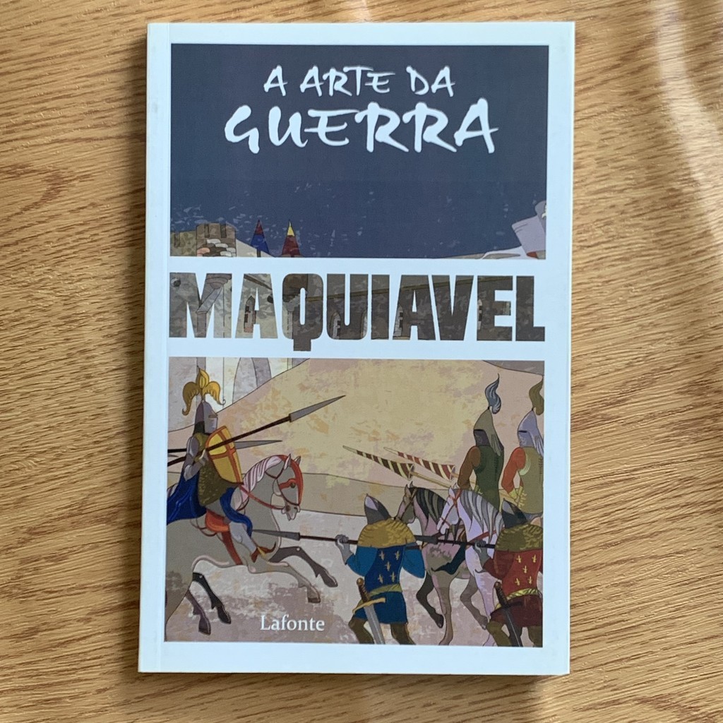 LIVRO A ARTE DA GUERRA - MAQUIAVEL - NICOLAU MAQUIAVEL | Shopee Brasil