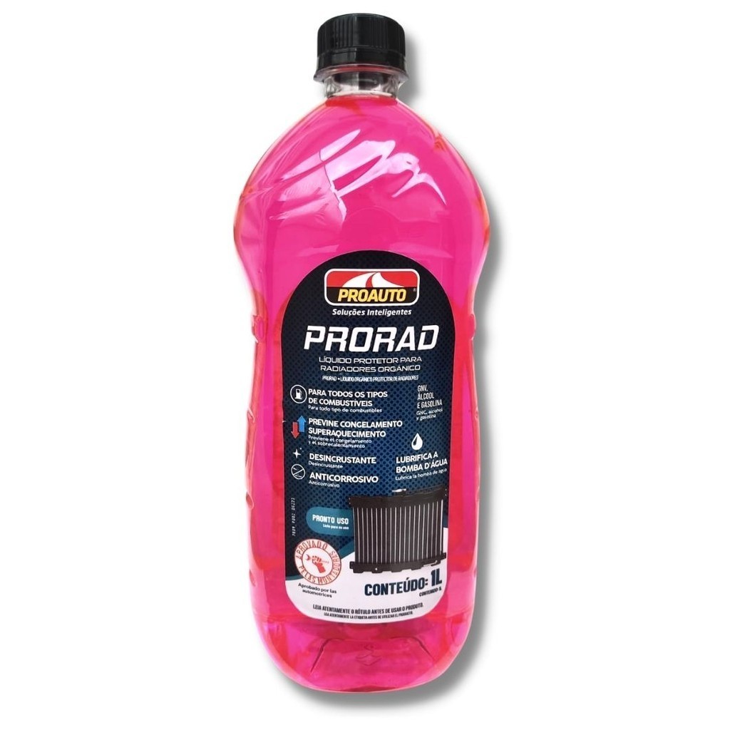 Prorad Aditivo de Radiador Orgânico com Proteção Máxima e Performance ...