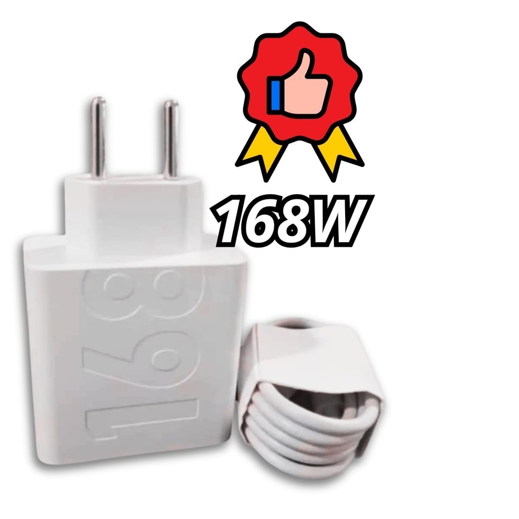Carregador 168w Turbo Tipo C Super Rápido