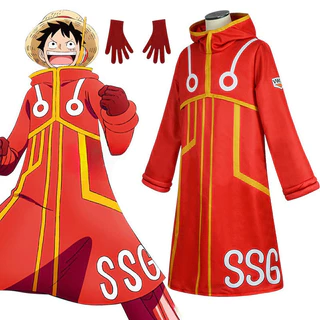 Anime One Piece Cosplay Cabeça De Ovo Luffy Papel De Figurino Fantasia De Chapéu Disfarce De Luva Festa De Carnaval De Halloween Adulto