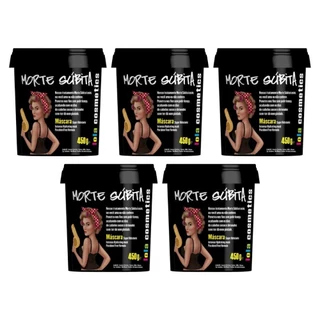 Kit 5 Morte Súbita Máscara Capilar Lola Cosmetics com 450g