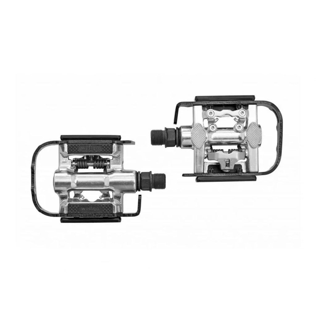 Paire Pédales Vtt Plateforme / Clip Magnésium Axe Cr-Mo