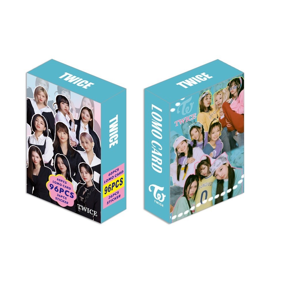 92-96pcs/box TWICE Photocards With You-th Lomo Cards Stickers