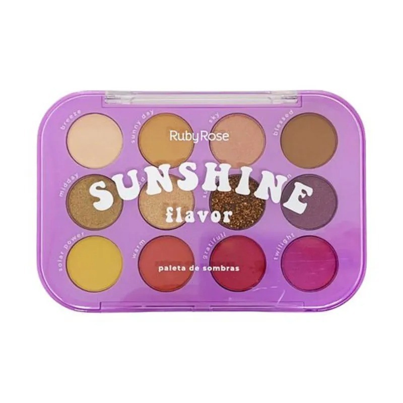Paleta de Sombras Sunshine Flavor Ruby Rose HB1092