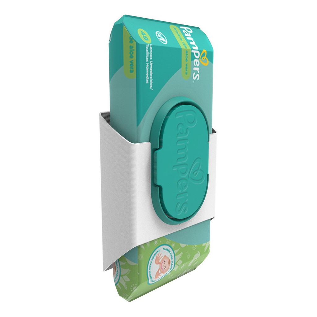 Dispenser compativel com pacote de lenco umedecido de tampa para quarto de Bebe Bercario Trocadores