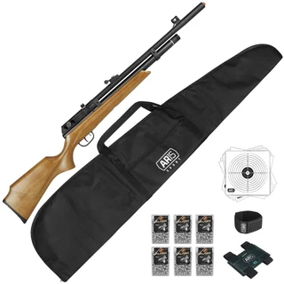Carabina Madeira 5.5mm PCP Beeman 1331 Raider + 6x Chumbinho