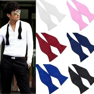 Laços Dos Homens Gravata Borboleta Moda Cor Sólida Gravata Borboleta Ajustável Casamento Negócios