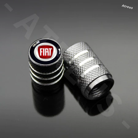 Fiat 4 Pcs Tampa Da Haste Válvula De Ar Do Pneu De Carro Contra Poeira Roda Para Strada Argo Mobi Toro Fastback Pulse Cr