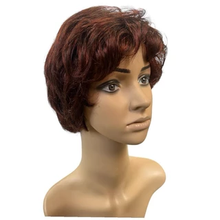 Peruca Wig Orgânica Curta Fibra Macia Super Natural