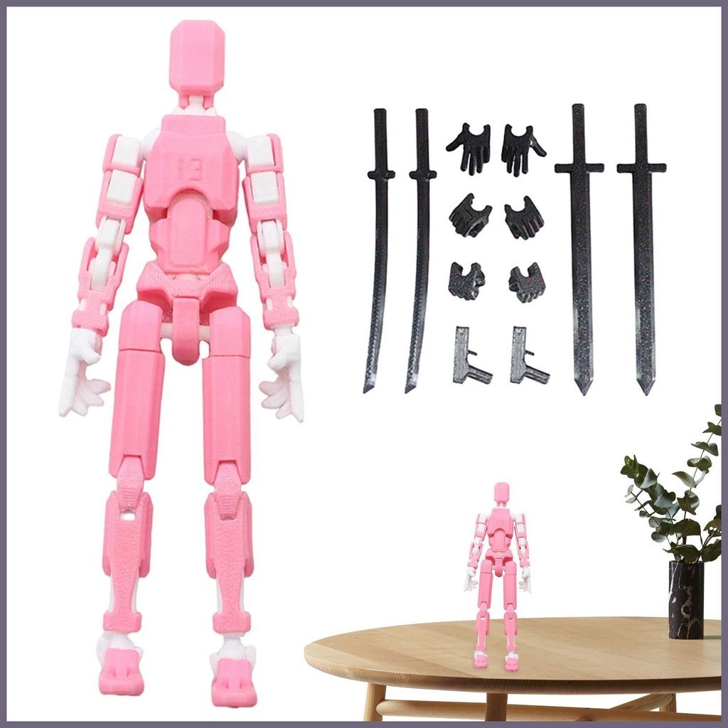 Dummy 13 Figura De Ação Multi-jointed Robô Móvel Figuras Brinquedos De Bricolage Montagem De Bonecas De Mesa Doll fitshobr