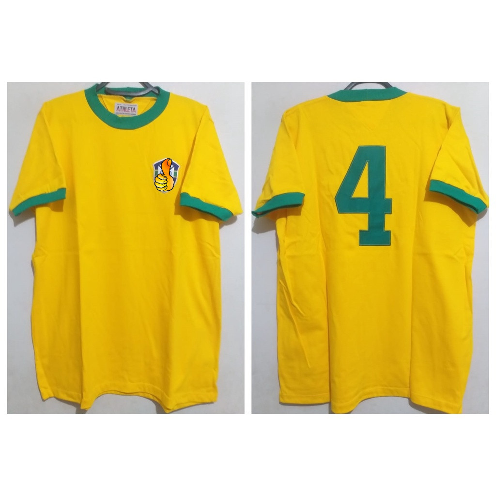 Camisa Brasil 1970 Retro Original Copa Mundo Hexa Campeão