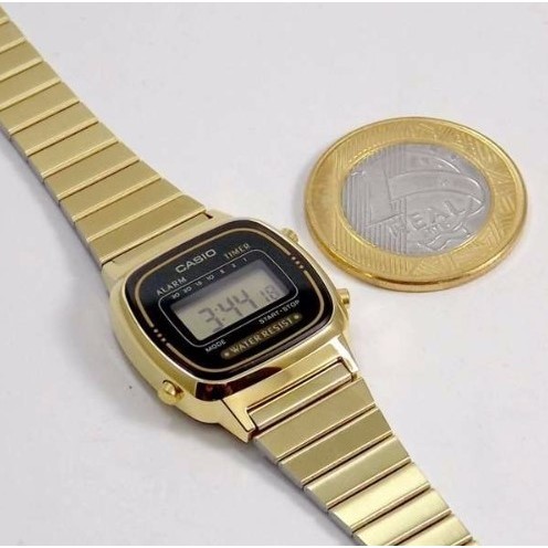 Relógio Tipo Casio Cassio Retro Digital LED Unissex Mini | Shopee Brasil