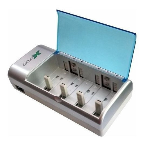 Carregador Flex Fx-c06 Bivolt P/aa/aaa/c/d/9v
