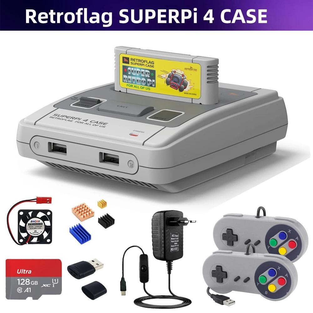 Retroflag SUPERPi 4 Caixa Para Raspberry Pi 4B Com Desligamento Seguro ...
