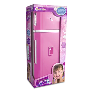 Geladeira Infantil Gr Duplex Com Acessórios Lua De Cristal