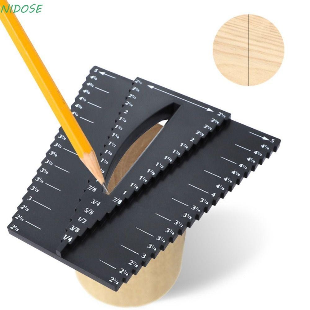 Régua De Marcação NIDOSE Ruler Scriber , 1/8 