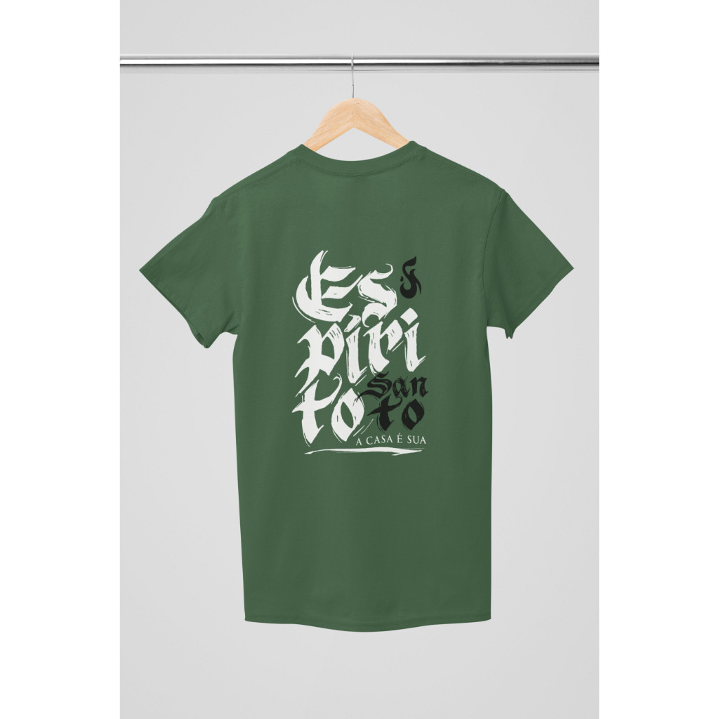 Camiseta Espirito Santo Unissex Yeshua Jesus Cristã Católica