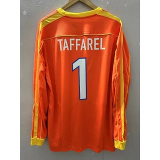 19998 Goleiro Do Brasil TAFFAREL Camiseta Personalizada De Manga Comprida De Alta Qualidade Para Casa Retro Football Jersey