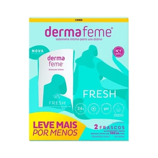 1 Pack - Sabonete Íntimo Dermafeme Fresh 200ml