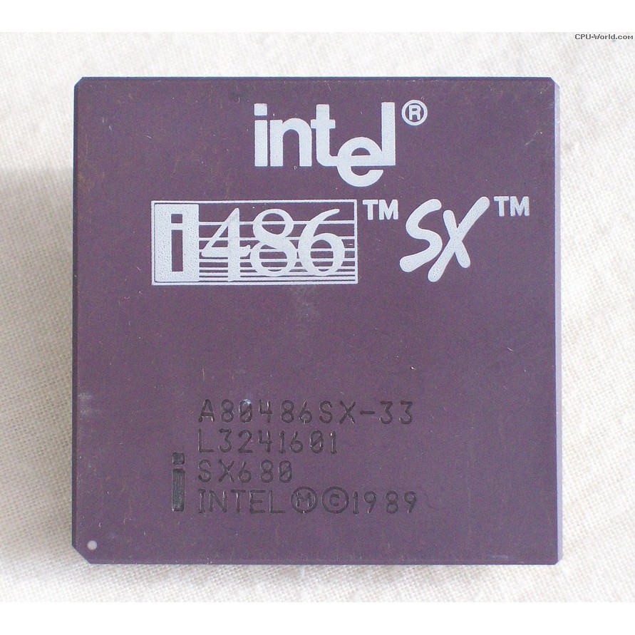 Processador Intel Pentium 486 Sx 33Mhz A80486sx-33 | Shopee Brasil
