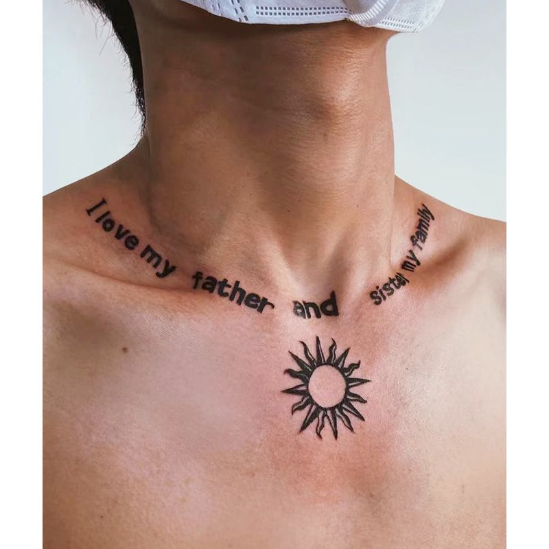 Moda e personalidade Suco de tatuagem herbácea semi-permanente à prova d'água e não reflexiva, sol duradouro personalidade masculina FYRI