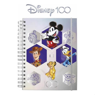 Caderno Smart Colegial Mickey Disney 100 Anos 80 Fls Grossas