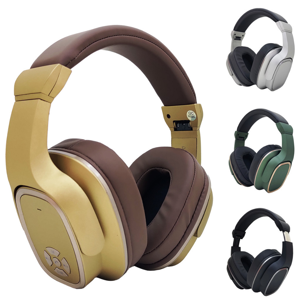 Fone de Ouvido Basike Bluetooth 2 em 1 - Caixa de Som Amplificada e Headphone Sem Fio