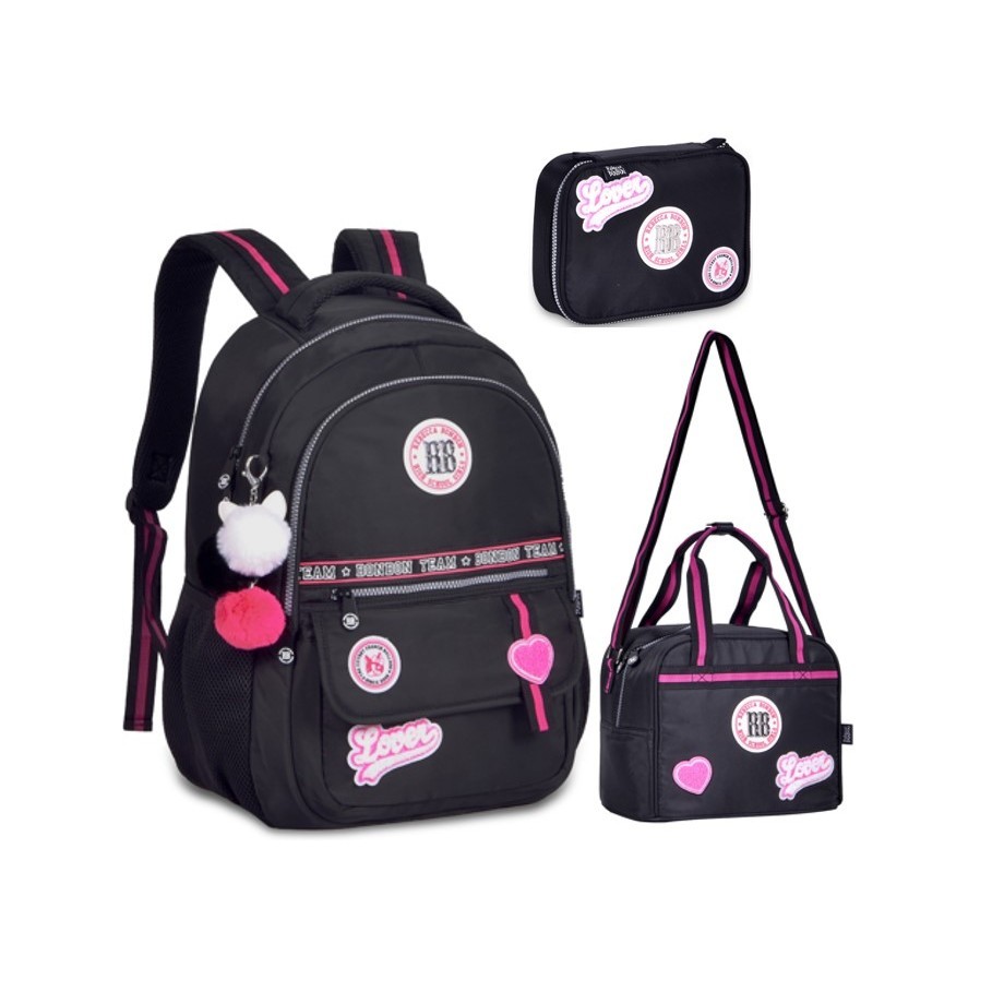 Kit Mochila College Rebecca Bonbon | Shopee Brasil