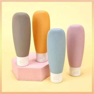 Kit Frasco Recarregável De 4pcs De Shampoo Essência Portátil Gel Ducha Pode Transportar Recipientes De Cosméticos Planos em Oferta na Shopee