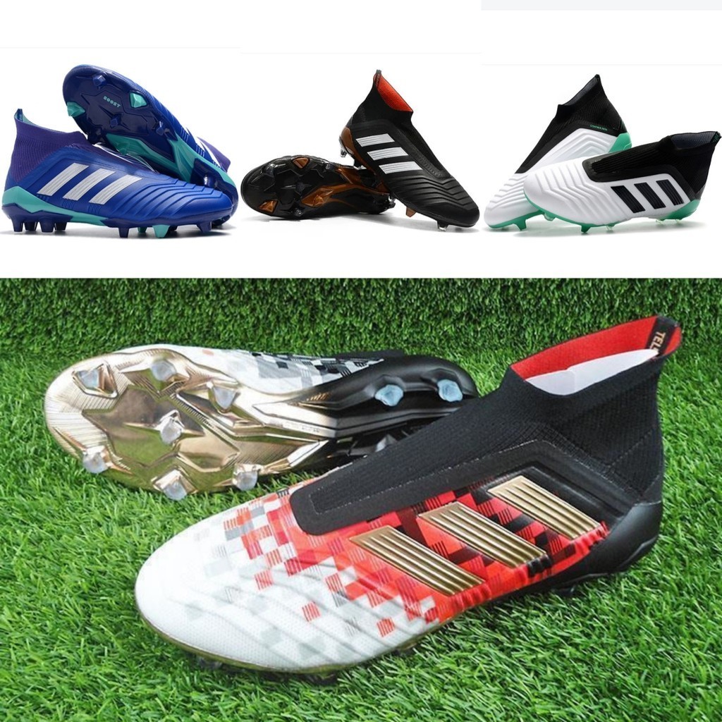 Estoque Pronto Adi Predator 18 x Sapatos De Futebol Pogba Futsal Profissional Absor o De Choques Durabilidade Confort vel Respir vel Durante As