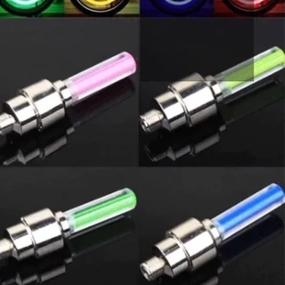 Kit C/ 2 Bicos Pinos Pneu Led Efeito Neon Carro Bike Moto YihanStore
