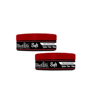 Kit 2 Ceras Modeladora Black Fix Soft Efeito Teia